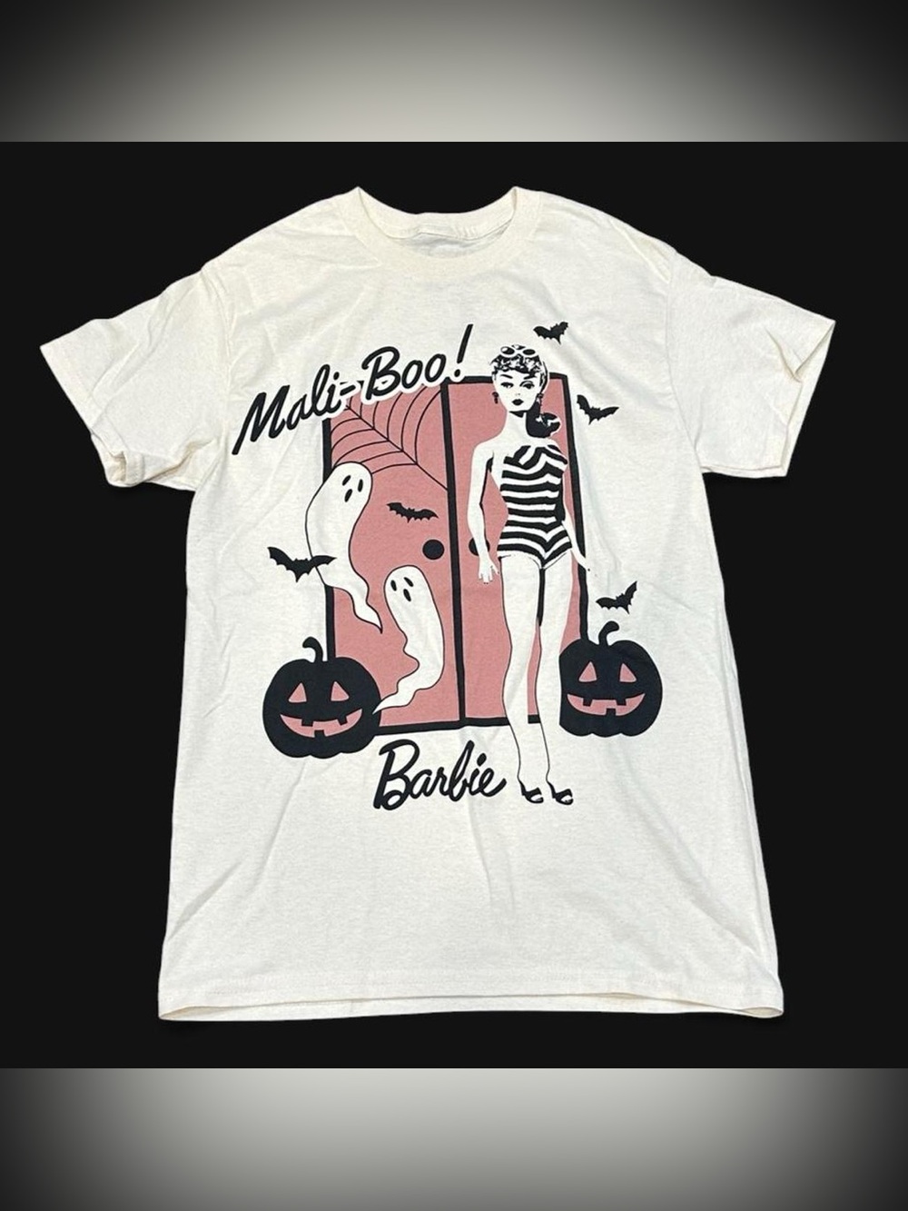 NWOT Hybrid Apparel Barbie Malibu Boo Halloween Graphic T-Shirt XS - Picture 2 of 5